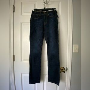 Cabi 3386 high straight denim jeans size 0
